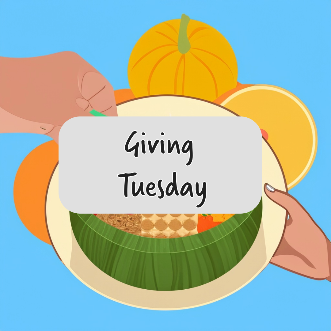 cartoon header image of Giving Tuesday